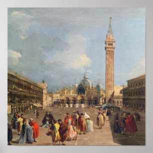 Piazza San Marco, Venedig, c.1760 Poster