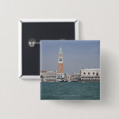 Piazza San Marco Venedig Italien Button (Vorne & Hinten)