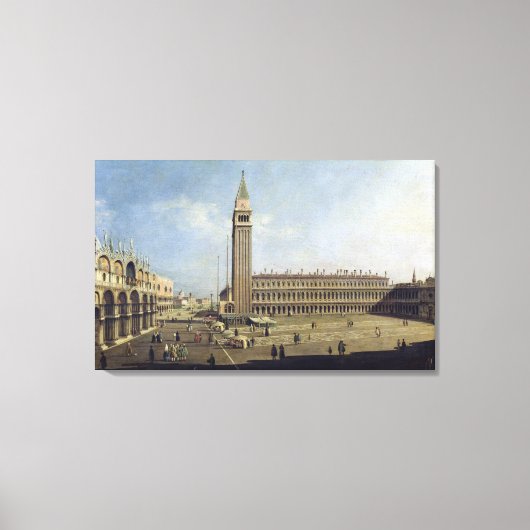 Piazza San Marco, Venedig Leinwanddruck (Vorderseite)
