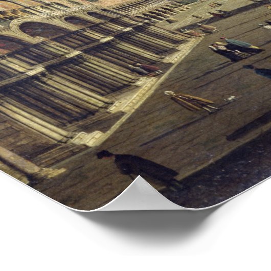 Piazza San Marco, Venedig Poster (Ecke)