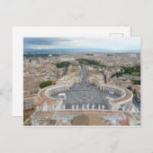 Piazza San Pietro Postkarte (Vorne/Hinten)