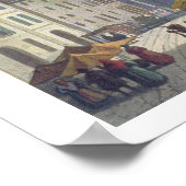 Piazza Santo Stefano aus "Blick auf Mailand und se Poster (Ecke)