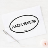 PIAZZA VENEZIA OVALER AUFKLEBER (Umschlag)