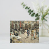 Piazza von San Marco, Venedig, 1883 von Willia Postkarte (Stehend Vorderseite)