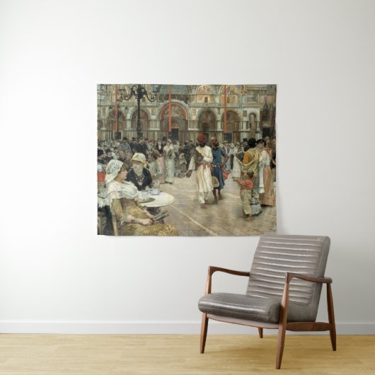 Piazza von San Marco, Venedig, 1883 von Willia Wandteppich (Beispiel (Horizontal))