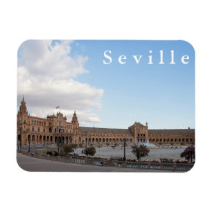 Piazza von Spanien in Sevilla Magnet