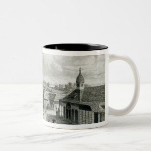 Piazzade San Carlos de Chiloe, 1835] Zweifarbige Tasse