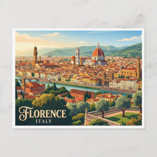 Piazzale Michelangelo Florenz Italien Postkarte