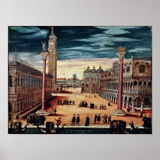 Piazzetta di San Marco, Venedig Poster (Vorne)