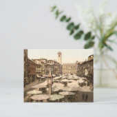 Piazzi delle Erbe, Verona, Italien Postkarte (Stehend Vorderseite)