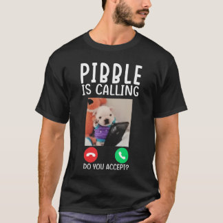 Pibble ruft lustiges Meme für Meme-Fans Hundeliebh T-Shirt