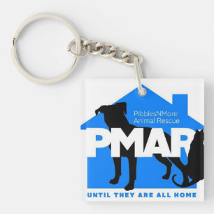 Pibbles u. mehr Tierrettungs-Schlüsselanhänger Schlüsselanhänger