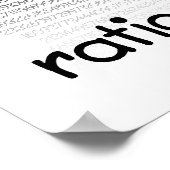 PiBlack Poster (Ecke)