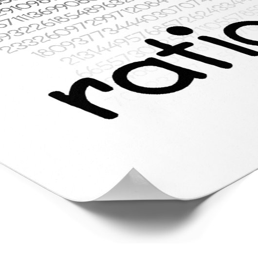 PiBlack Poster (Ecke)