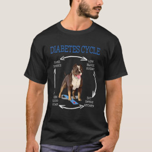 Pibulle Diabetes Lebenszyklus Diabetes Bewusstsein T-Shirt