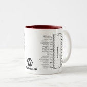 Pic-Mikroregler-Datenblatt-Tasse Zweifarbige Tasse (VorderseiteRechts)