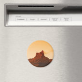 Picacho Peak - Arizona Magnet (In Situ (Geschirrspüler))