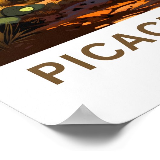 Picacho Peak Arizona Poster (Ecke)