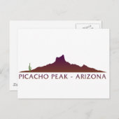 Picacho Peak - Arizona Postkarte (Vorne/Hinten)