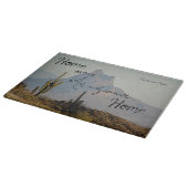 Picacho Peak Arizona Südwestwüste Schneidebrett (Ecke)