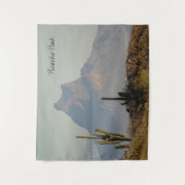 Picacho Peak Arizona Südwestwüste Wandteppich (Vorderseite)