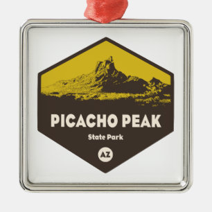 Picacho Peak Staat Park Arizona Ornament Aus Metall