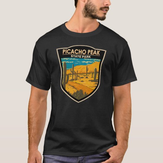 Picacho Peak Staat Park Arizona Vintag  T-Shirt (Vorderseite)