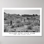 Picacho Peak Staat Park Keepake Arizona Poster (Vorne)