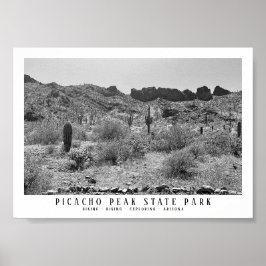 Picacho Peak Staat Park Keepake Arizona Poster