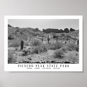 Picacho Peak Staat Park Keepake Arizona Poster