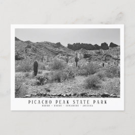 Picacho Peak Staat Park Keepake Arizona Postkarte