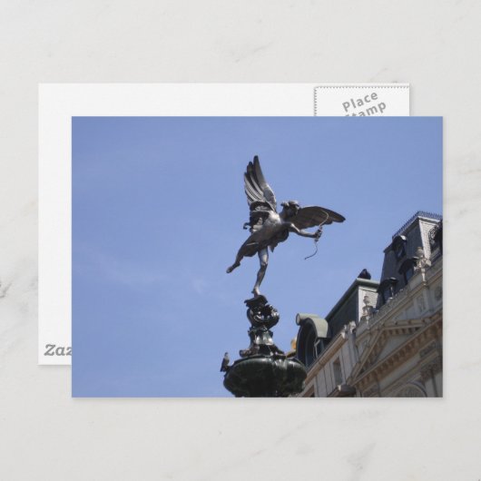 Picadilly Angel Postkarte (Vorne/Hinten)