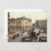 Picadilly Circus, London, c.1895 Postkarte (Vorne/Hinten)