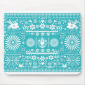 Picado Aquamarines Papierpapier Mousepad (Vorne)