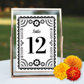 Picado Wedding Tischnummer