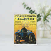 Picard Pictet Vintage Car Advertising Postkarte (Stehend Vorderseite)