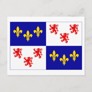 Picardie Flag Postkarte