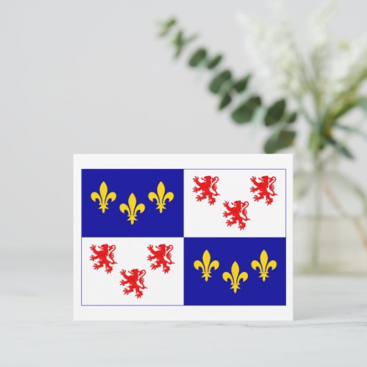 Picardie Postkarte (Stehend Vorderseite)