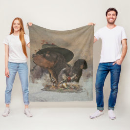 Picardie Spaniel , Jagdsaison Fleecedecke