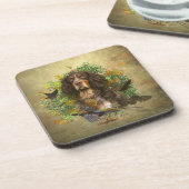 Picardie Spaniel , Jagdsaison Getränkeuntersetzer (Linke Seite)