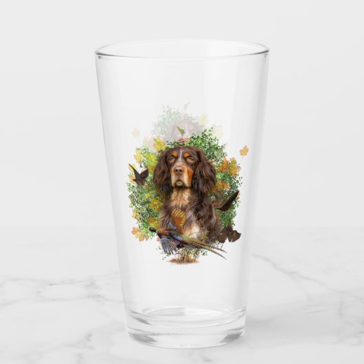 Picardie Spaniel , Jagdsaison Glas (Vorderseite)