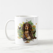Picardie Spaniel , Jagdsaison Kaffeetasse (Links)