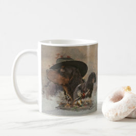 Picardie Spaniel , Jagdsaison Kaffeetasse
