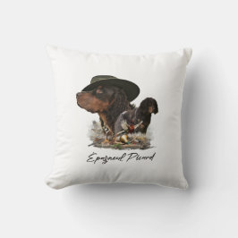 Picardie Spaniel , Jagdsaison Kissen