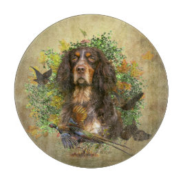 Picardie Spaniel , Jagdsaison Schneidebrett