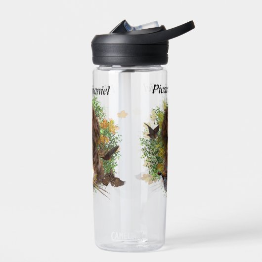 Picardie Spaniel , Jagdsaison Trinkflasche (Links)