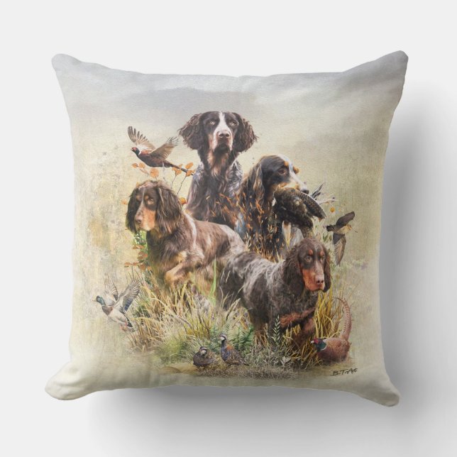 Picardy Spaniel Kissen (Vorderseite)