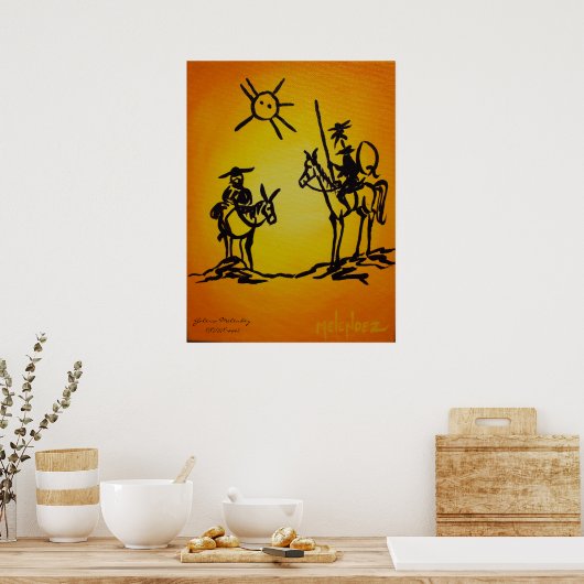 Picasos Don Quixote Poster (Küche)