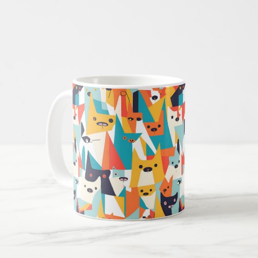 Picasso-Becher Kaffeetasse (Vorderseite Links)