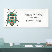 Picasso Bug Cartoon Illustration Banner (Messe)